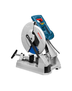 Chop Saw for Metal Cutting. Circular bladed unit that offers a vertical copping motion pivoted from one end. The base of this unit offers a adjustable clamp that can even hold cylindrical metal items for cutting. 