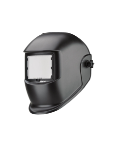 Black Portwest PW65 BizWeld Plus Welding Helmet with wheel ratchet size adjustment and LCD filter. 